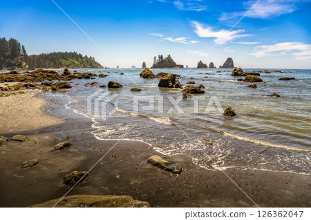 Rocky Shoreline at Third Beach, La Push, Washington Rocky Shoreline at Third Beach, La Push, Washington 126362047