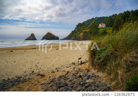 Cape Cove Beach near Heceta Head on the Oregon Coast 126362073