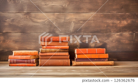 堆積的舊堆棧 126362676