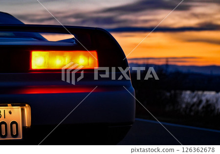 NSX early morning back shot 126362678