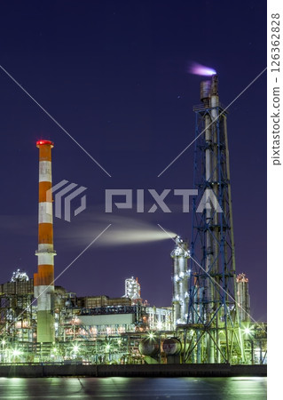 「神奈川縣」川崎工廠夜景夜燈 「神奈川縣」川崎工廠夜景夜燈 126362828