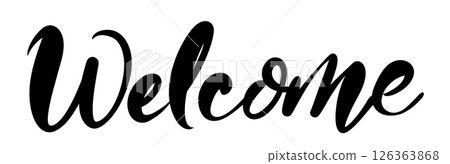 歡迎手寫字符 126363868
