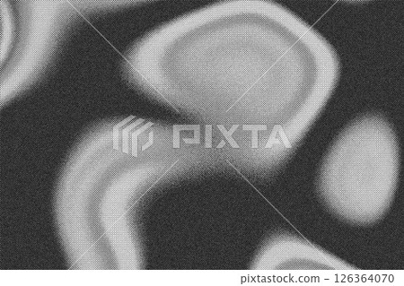 Monochrome halftone grainy textured gradient modern trendy background 126364070