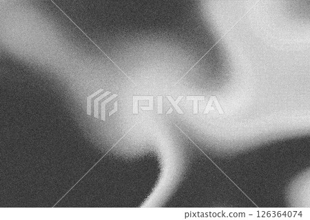 Monochrome halftone grainy textured gradient modern trendy background 126364074