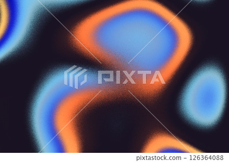 blue and orange grainy textured gradient modern trendy background blue and orange grainy textured gradient modern trendy background 126364088