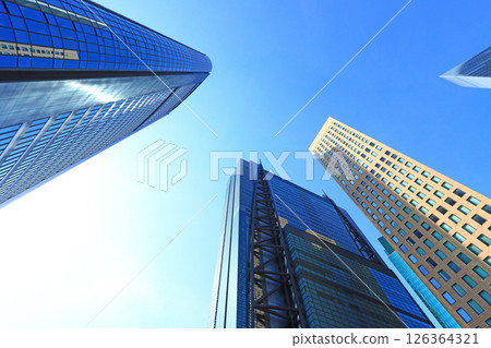 東京港區汐留Shiosite的景色 126364321