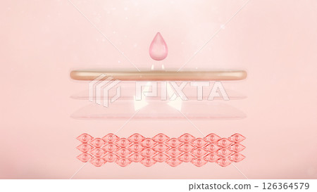 Collagen Serum Absorption and Diffusion Process 126364579