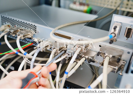 installation and start-up of cabinet with electrical equipment of the Angiograph 126364910