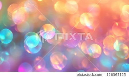 Colorful light balls bokeh background Colorful light balls bokeh background 126365125