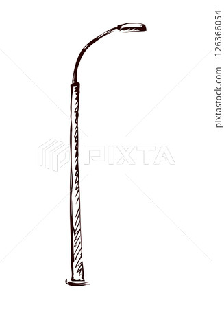 Modern street Lantern. Sketch 126366054