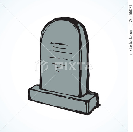 Tomb. Vector drawing Tomb. Vector drawing 126366071
