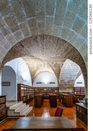 Coimbra, Portugal - Mar 14, 2025: The Johannine Library, Biblioteca Joanina in the University of Coimbra, Portugal 126366198