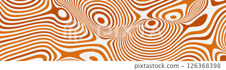 Salt caramel pattern with chocolate swirl background. Peanut vector design. Abstract texture with milk butter splash and creamy candy sauce. Toffee syrup with sweet drizzle and marble dessert print. 126368398