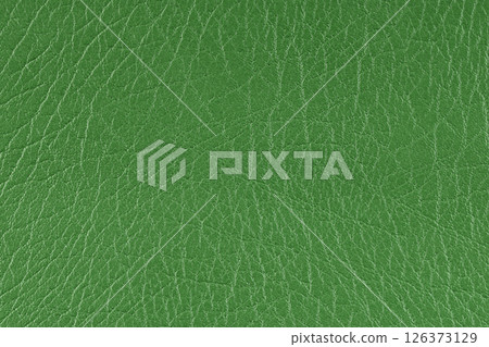 Green pattern, design, leather fabric for sewing, dermantine, artificial leather texture background 126373129