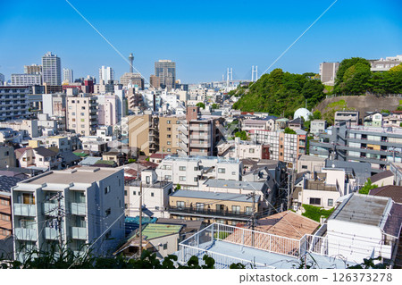 View from the observation deck at Yamate Italian Garden (Yokohama Bay Bridge, Yokohama Marine Tower, etc.) 126373278