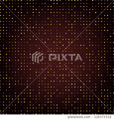 Abstract shiny gold dotted texture. Stylish halftone Abstract shiny gold dotted texture. Stylish halftone 126373318