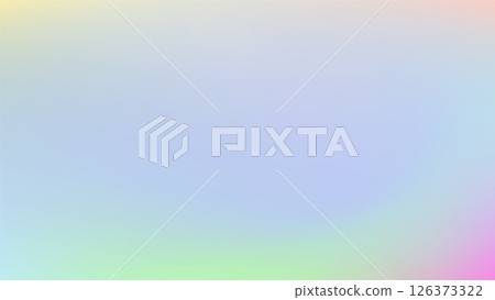 Light pink blue gradient iridescent background. Rainbow colored 126373322