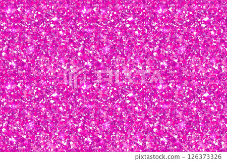 Seamless Pink Glitter Background with Sparkles and Shine. 126373326
