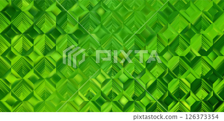 Green triangle background. Green diamond bg. Emerald backdrop. 126373354