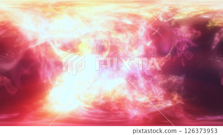 A mirrored abstract pink and blue swirling energy, forming a cosmic and futuristic design A mirrored abstract pink and blue swirling energy, forming a cosmic and futuristic design 126373953