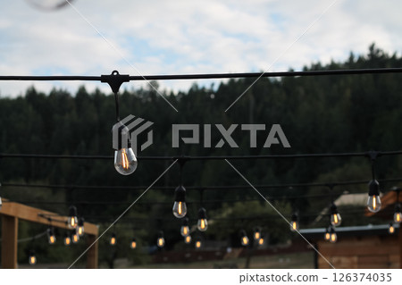 Romantic Evening Modern Light Bulb String 126374035