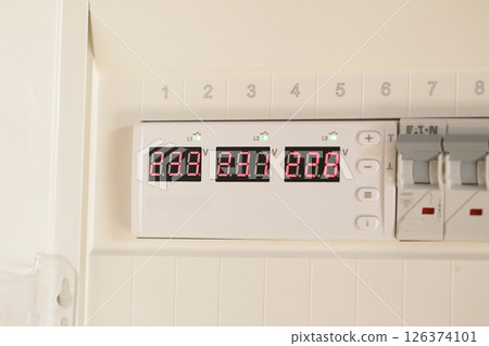 Voltage Relay and Residual Current Device in Apartment Switchboard 126374101