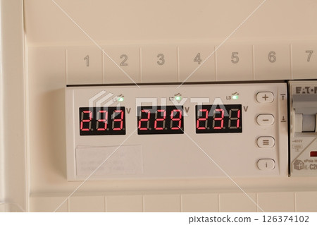 Voltage Relay and Residual Current Device in Apartment Switchboard Voltage Relay and Residual Current Device in Apartment Switchboard 126374102