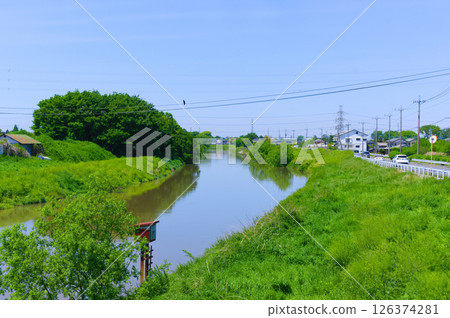 Scenery along the Motoarakawa River in Saitama City, Saitama Prefecture, May 2025 126374281