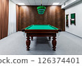 Massive billiard table and billiard accessories 126374401