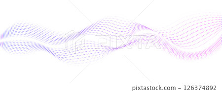 Abstract gradient colorful wave dots line element. Wave with blend lines . A curved wavy line, . A curved wavy line, . Digital equaliser of a frequency track. Vector Abstract gradient colorful wave dots line element. Wave with blend lines . A curved wavy line, . A curved wavy line, . Digital equaliser of a frequency track. Vector 126374892