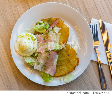 Traditional Belarusian dish Dranik 126375585