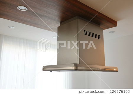 Domestic simultaneous supply and exhaust range hood Domestic simultaneous supply and exhaust range hood 126376103