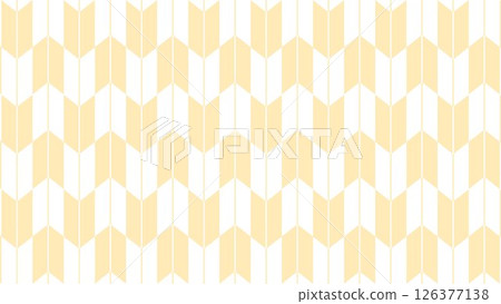 Japanese Yagasuri pattern, pale yellow cream background illustration, simple kimono pattern Japanese Yagasuri pattern, pale yellow cream background illustration, simple kimono pattern 126377138