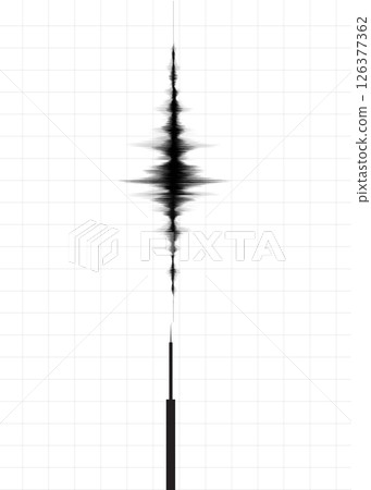 Seismograph and Earthquake stock illustration 126377362