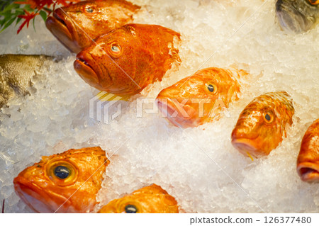 Seafood soup, enamel Seafood soup, enamel 126377480