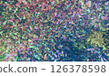 Colorful Shredded Paper Confetti Abstract 3D Illustration for Book Cover or Flyleaf 126378598