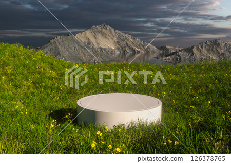 base, object, showcase 126378765