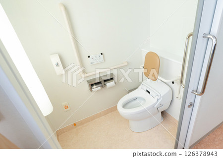 Toilets, hospital rooms, elderly housing 126378943
