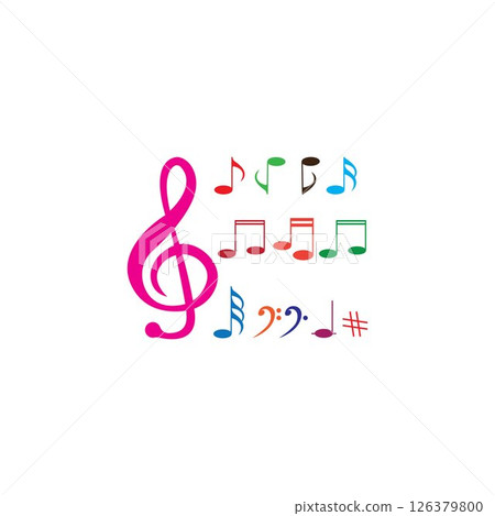 Note Icon Vector illustration design 126379800