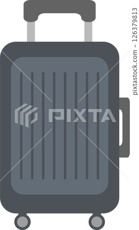 Simple illustration material of a suitcase 126379813