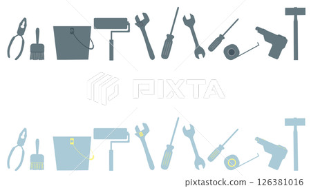 DIY tool line illustration 126381016