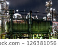 Factory night view 126381056