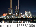 Factory night view 126381060