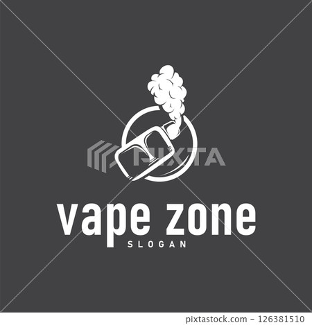vape logo silhouette design simple vintage retro old concept vape accessories shop with smoke illustration template symbol brand business or product vape logo silhouette design simple vintage retro old concept vape accessories shop with smoke illustration template symbol brand business or product 126381510