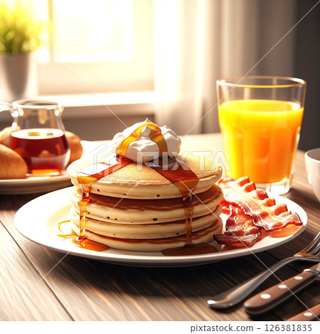 A delicious breakfast A delicious breakfast 126381835