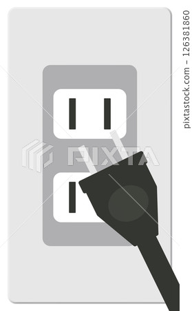 插座電源圖標 插座電源圖標 126381860