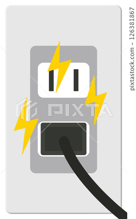插座電源圖標 插座電源圖標 126381867