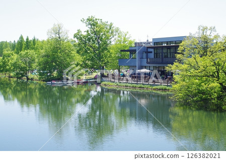 備北丘陵公園國金池景觀 126382021