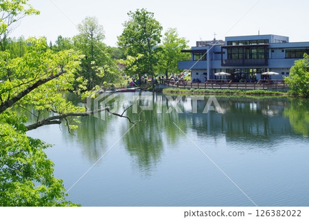 備北丘陵公園國金池景觀 備北丘陵公園國金池景觀 126382022