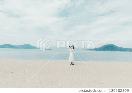 按下快門的瞬間，伴隨著寧靜的風景 126382809